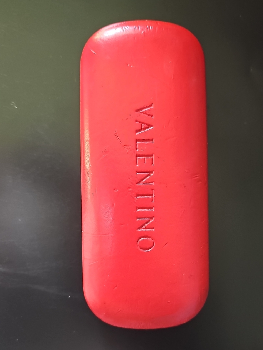 Signature Red Valentino eye glass case
